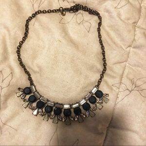 JCREW necklace blue and crystal
